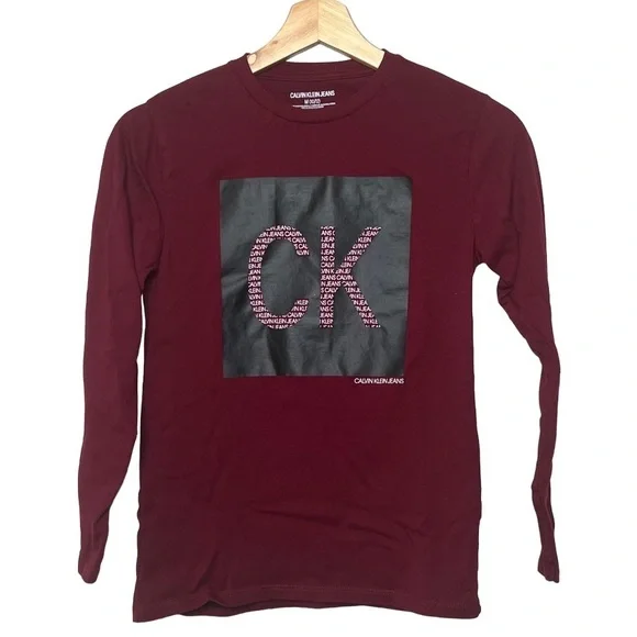 Calvin Klein Jeans Boys Long Sleeve Graphic Tee